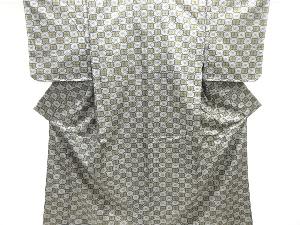 花模様織り出し西陣お召着物アンサンブル